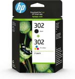 HP 302 Siyah Mürekkep Kartuş 190 Sayfa (F6U66AE) - Seçenekler: 2 paket, Standart