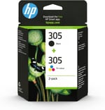HP 305 2 Pack İkili Siyah/Üç Renkli Orijinal Mürekkep Kartuş (6ZD17AE)