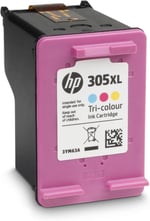 HP 6ZA94AE 305XL Yüksek Verimli Orijinal Mürekkep Kartuşları, Siyah/Üç Renkli, Çoklu Paket
