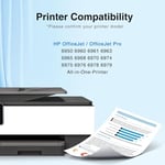 HP OfficeJet 6950 6960 için HP 903 XL 903XL yazıcı kartuşları için Starink 903XL Çoklu Paket Değişimi HP OfficeJet Pro 6960 6970 6961 6965 6968 6974 6975 6975 6976 6978 6979 (4'lü paket)