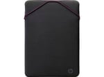 HP - PC Protective Wende-Sleeve 15.6'ya kadar dizüstü bilgisayarlar için, çift taraflı tasarım, gri/boz kahverengi - Bedenler: 15,6 Zoll, 40 cm