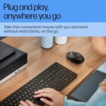 HP S1000 Plus Sessiz USB Kablosuz Bilgisayar Sessiz Fare 1600DPI USB Mouse