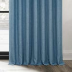 HPD Half Price Drapes BOCH-LN-DW-P keten karartma perdesi, ekstra geniş, 100 x 108 cm, denim - Seçenekler: 50W x 84L, 100 X 84, 100 X 96, 100 X 108, 100 X 120...