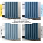 HPD Half Price Drapes BOCH-LN-DW-P keten karartma perdesi, ekstra geniş, 100 x 108 cm, denim - Seçenekler: 50W x 84L, 100 X 84, 100 X 96, 100 X 108, 100 X 120...