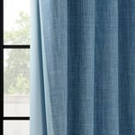 HPD Half Price Drapes BOCH-LN-DW-P keten karartma perdesi, ekstra geniş, 100 x 108 cm, denim - Seçenekler: 50W x 84L, 100 X 84, 100 X 96, 100 X 108, 100 X 120...