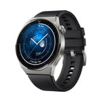 Huawei Watch GT 3 Pro 46mm Titanyum Kasa ve Siyah Kauçuk Kayış Akıllı Saat