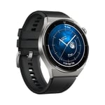 Huawei Watch GT 3 Pro 46mm Titanyum Kasa ve Siyah Kauçuk Kayış Akıllı Saat