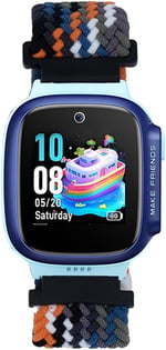 Huawei Watch GT5 41mm ile Uyumlu 18mm Çocuklara Özel Örgü Kordon, Pembe
