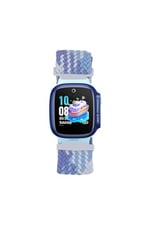 Huawei Watch GT5 41mm ile Uyumlu Çocuklara Özel Örgü Kordon, 18mm, Lila