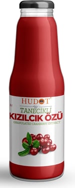 HUDOT Kızılcık Özü, Tanecikli, 1400g, Doğal Meyve Konsantresi