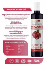 HUDOT Organik Nar Ekşisi, 700 gr, FDA Onaylı