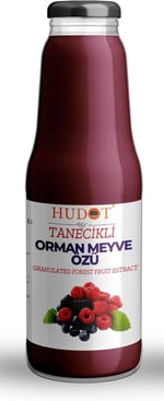 HUDOT Tanecikli Orman Meyve Özü, 1400G, Doğal Meyve Ekstraktı, Yoğun Kıvam