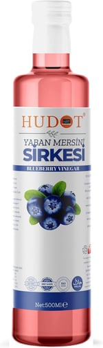 Hudot Yaban Mersini Sirkesi, Gurme Premium, 500 Ml (Doğal Fermantasyon)