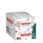 Huggies All Over Clean Bebek Islak Mendil 56 Adet - 10'lu Paket (10 x 56 Paket, Toplam 560 Mendil) (Yüz, El ve Fundulet için güvenli)
