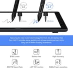 Huion Kamvas 24 Plus Grafik Tablet 23.8 inç Ekran ile Tam Lamine QD LCD Ekran 140% SRGB Android Desteği Pilsüz Stylus 8192 Kalem Basıncı