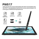 HUION Kamvas Pro 24 4K Grafik Çizim Tablet Monitör, 4 K UHD 23.8 inç Kalem Ekran 8192 Seviyeleri Ile Pilsüz Stylus, Mini KeyDial ve 140% SRGB - Windows ve Mac ve Android ile uyumlu