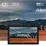 HUION Kamvas Pro 24 4K Grafik Çizim Tablet Monitör, 4 K UHD 23.8 inç Kalem Ekran 8192 Seviyeleri Ile Pilsüz Stylus, Mini KeyDial ve 140% SRGB - Windows ve Mac ve Android ile uyumlu