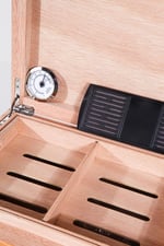 Humidor/Puro Saklama Kutusu Kahverengi - Siyah