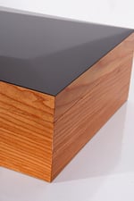 Humidor/Puro Saklama Kutusu Kahverengi - Siyah