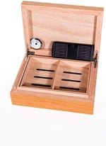 Humidor/Puro Saklama Kutusu Kahverengi - Siyah