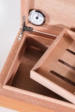 Humidor/Puro Saklama Kutusu Kahverengi - Siyah