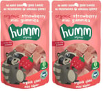 Humm Organic Organik Glutensiz Vegan Çilekli Mini Küpler - 30g 2li paket
