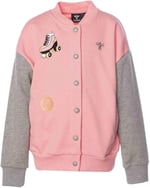 Hummel Dagnes Bomber Çocuk Pembe Yuvarlak Yaka Ceket