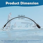 Humminbird Fish Finder ve Minn Kota Universal Sonar 2 (US2) Transducer ile Uyumlu Dayanıklı 7 Pin Adaptör Kablosu, Parça Numarası 1852068 için Yedek