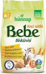 Hünnap-Hunnap Bebe Bisküvisi Keçi Sütlü 400 Gr X 12 Adet