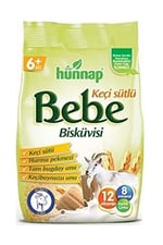 Hünnap-Hunnap Bebe Bisküvisi Keçi Sütlü 400 Gr X 12 Adet