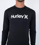 Hurley Erkek OAO Quickdry Rashguard Ls Rash-Guard-Shirt