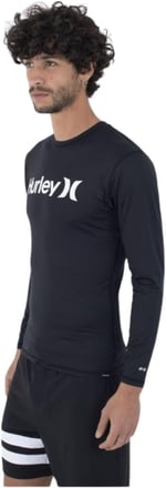 Hurley Erkek OAO Quickdry Rashguard Ls Rash-Guard-Shirt