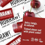 Hurraw Black Cherry Tinted Lip Balm Dudak Balmı Vişne 4.8g