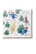 Hutschenreuther - Koleksiyon koleksiyonu 2025-Noel oyunları-peçeteler 33x33/20