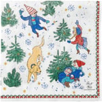 Hutschenreuther - Koleksiyon koleksiyonu 2025-Noel oyunları-peçeteler 33x33/20