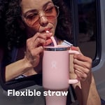 Hydro Flask Paslanmaz Çelik Her Yerde Seyahat Tumbler Saplı 40oz Trillium - Seçenekler: 1,2 kg, 20 oz, 24 oz, 28 oz, 32 oz, 40 oz, 907 ml...