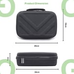Hypervolt GO 2/Hypervolt GO için kılıf, su geçirmez darbeye dayanıklı taşıma çantası Hyperice Hypervolt GO2/Hyperice Hypervolt GO Masaj Cihazı için (SADECE DURUMDA)