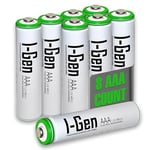 I-Gen B140 8 Adet AAA 650 mAh Şarj Edilebilir İnce Kalem Pil 1.2V Ni-MH Şarjlı Pil