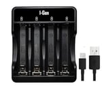 I-Gen G429 4'lü Pil Şarj Aleti + 4 Adet AA Pro 2950 mAh Şarjlı Kalem Pilli Set