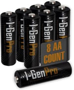 I-Gen Pro P103 8 Adet AA 2950 mAh Şarj Edilebilir Kalem Pil 1.2V Ni-MH Şarjlı Pil