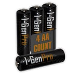 I-Gen Pro P161 4 Adet AA 2950 mAh Şarj Edilebilir Kalem Pil 1.2V Ni-MH Şarjlı Pil