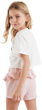 İkiz Ceylan Kız Çocuk T-shirt Şort Takım