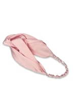 ICON SILK%100 Saf İpek Saç Bandı (Pembe)