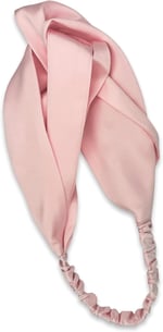 ICON SILK%100 Saf İpek Saç Bandı (Pembe)