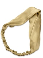 ICON SILK%100 Saf İpek Saç Bandı (Şampanya rengi)