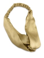ICON SILK%100 Saf İpek Saç Bandı (Şampanya rengi)
