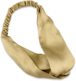 ICON SILK%100 Saf İpek Saç Bandı (Şampanya rengi)