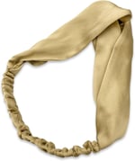 ICON SILK%100 Saf İpek Saç Bandı (Şampanya rengi)