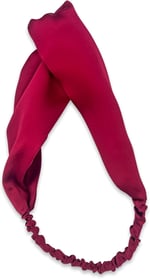 ICON SILK%100 Saf İpek Saç Bandı (Şarap Rengi)