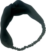 ICON SILK%100 Saf İpek Saç Bandı (Siyah)